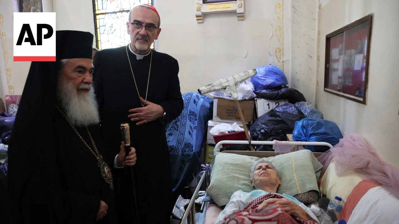 Jerusalem church leaders visit injured in Gaza after Israel strike on Catholic church