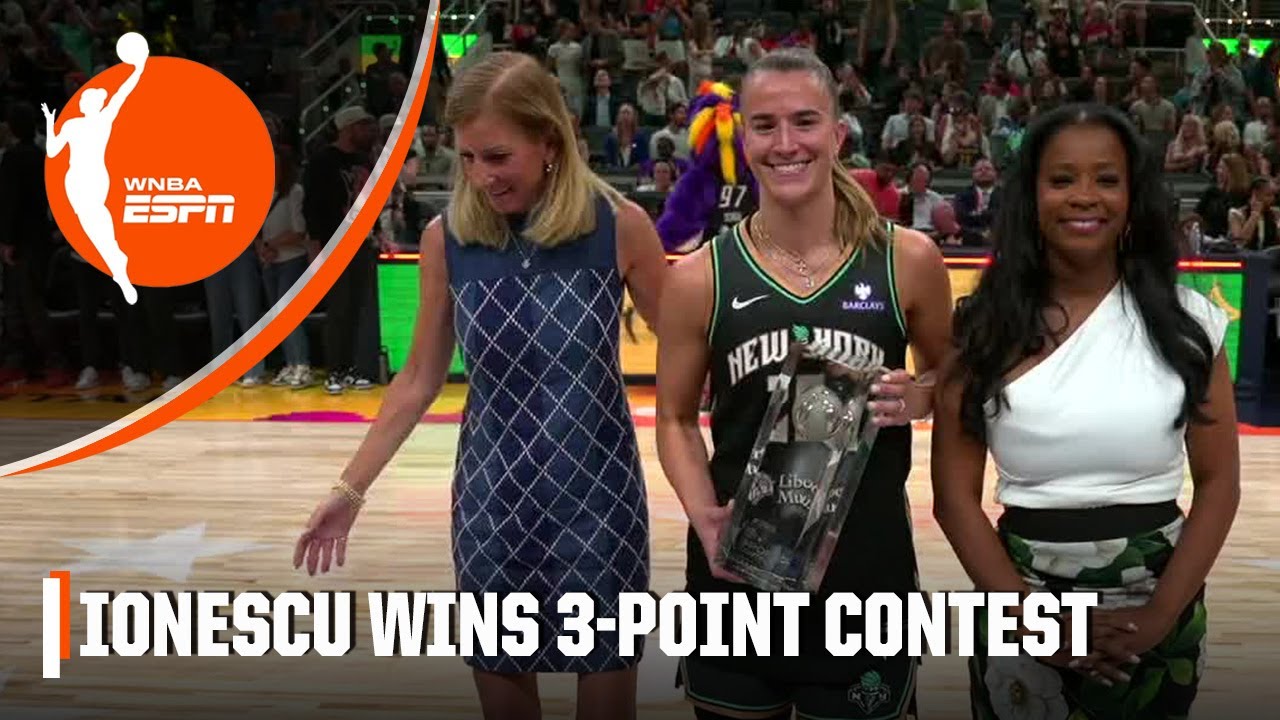 Sabrina Ionescu wins the 2025 WNBA 3-point contest