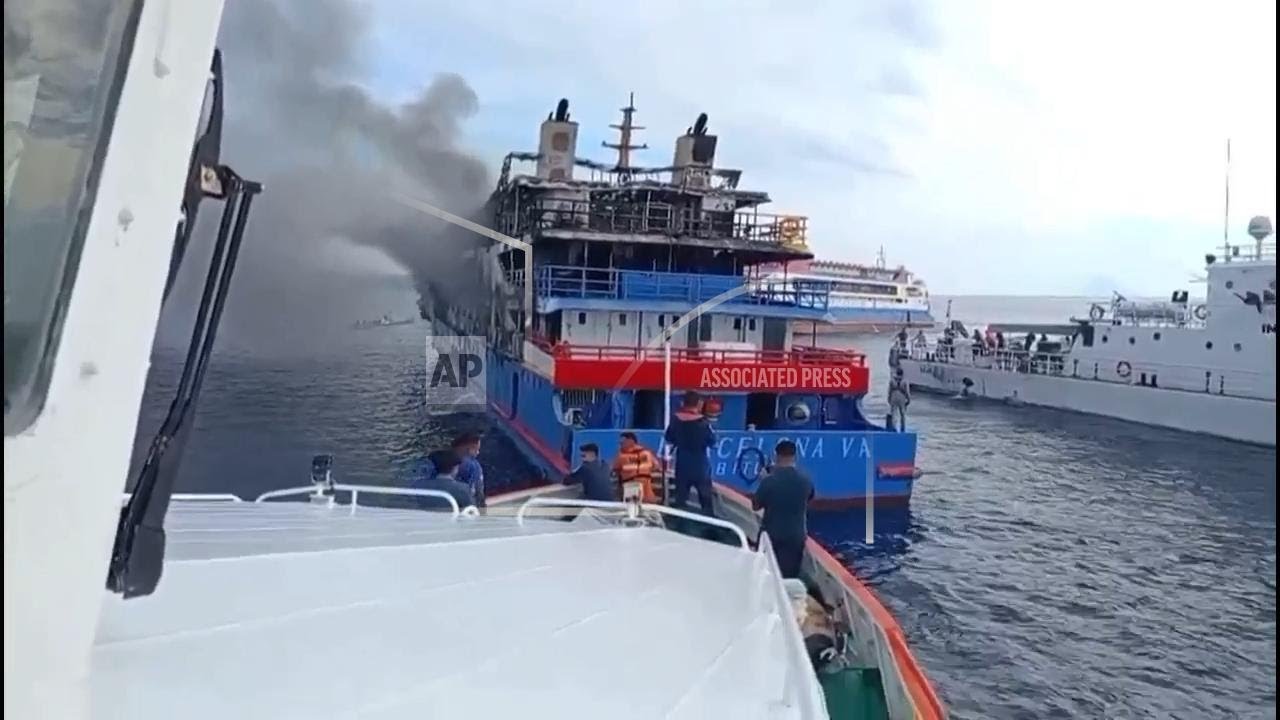 Five dead, 284 survive after Indonesian passenger ferry catches fire at sea