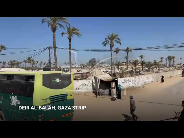 Strikes hit area in central Gaza after new evacuation order from Israeli army