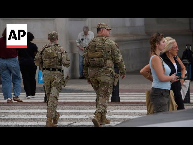 Some National Guard units in Washington are now carrying firearms